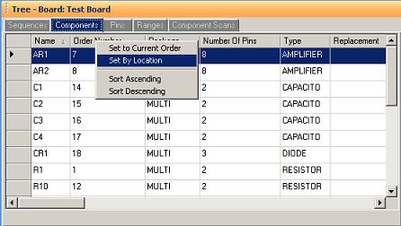 Set by location to reorder component probing