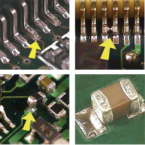 PCB testing to find manufacturing defects